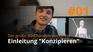 Blender 3D-Charakterworkshop | #01 - Einleitung "Konzipieren"